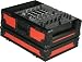 Marathon Flight Road MA-12Mixblkred Red - Black Series - 12-Inch DJ Mixer Case Fits Large Format 12-Inch Size Mixers