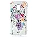 (Not for S5)S5 Active Case,Galaxy S5 Active Case - Mavis's Diary Special Painted Series Colorful Tribal Campanula Pattern Clear Cover Hard PC Case for Samsung Galaxy S5 Active SM-G870A