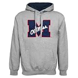 NCAA Mississippi Rebels Ash Automatic Pullover Hoody Sweatshirt