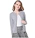 MIUK 2017 New Women's 100% Cashmere Cardigan Basic Slim Crewneck Sweater