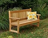 4' Red Cedar English Garden Bench