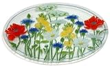 Peggy Karr 18-Inch Glass Provence Oval Platter