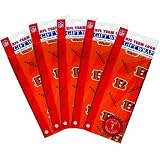 Pro Specialties Cincinnati Bengals Team Logo Wrapping Paper (5 Pack)