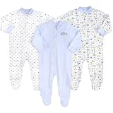 Gerber 3-Pack Sleep & Play - Pastel Blue (Newborn)