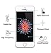 iPhone SE Screen Protector，Motoraux iPhone SE 5S 5 5C Tempered Glass Screen Protector Premium High Definition Shockproof Clear Cover 0.2mm Thickness 2.5D Curved Edge (iphone SE)