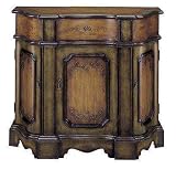 Review Furniture On The Web  / 3 Door Credenza In Tuscan Green And Acorn