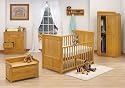 Tutti Bambini Alicante Baby Nursery Furniture Room Set (6 Piece Set) Includes A Reclining Glider Chair + Stool