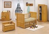 Tutti Bambini Alicante Room Set-Beech + FREE Glider & Stool