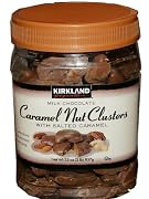 Kirkland Milk Chocolate Caramel Nut Clusters with Salted Caramel Net Wt 32 Oz 2lb 907g