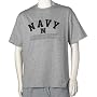 Navy Athletic Oxford Short-Sleeve T-Shirt