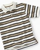 Nautica Boys Thick & Thin Stripe Jersey Polo