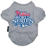 Small World Series Champs Philadelphia Phillies Baseball Dog Tee