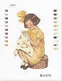Katie with Embroidery Needlepoint Canvas