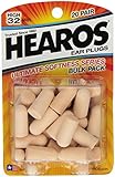 Hearos Ultimate Softness Series Foam Earplugs, 20-Pair