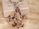 Murano art deco collection Fleur de lis keychain (Set of 48)