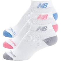 New Balance Unisex Nanotex Wicking Cotton Lo-Cut 3-Pack Sock