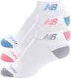 New Balance Unisex Nanotex Wicking Cotton Lo-Cut 3-Pack Sock