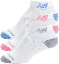 New Balance Unisex Nanotex Wicking Cotton Lo-Cut 3-Pack Sock
