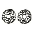 Celtic Knots Circle - Stud Earrings Sterling Silver