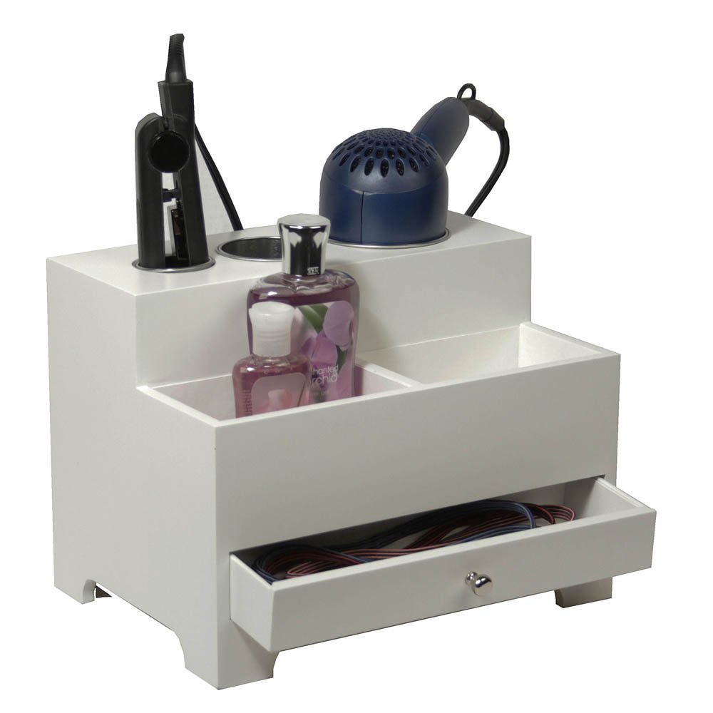 Review Top 10 Personal Styling Tool Organizer (White) (9"H x 12"W x 8.5"D)