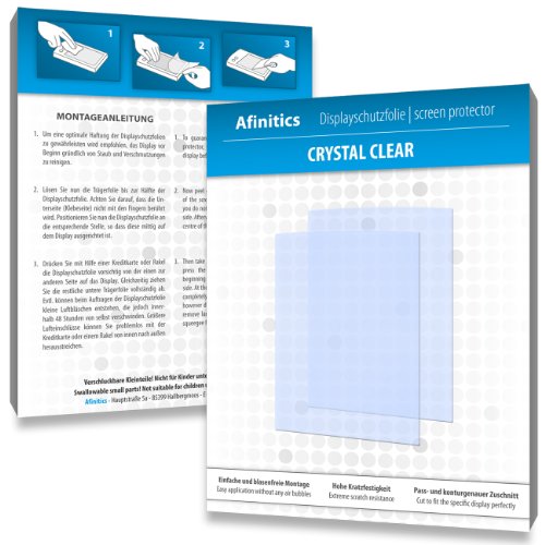 2 x Afinitics Crystal Clear Displayschutzfolie