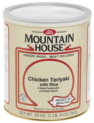 Mountain House #10 Can Chicken Teriyaki with Rice (9 - 1 cup servings)