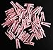Tiny Spring Action Soft Pink Painted Wood Clothespins- For Favors, Crafts, and More - Total of 96 (2 Packages of 48)