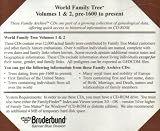 Family Tree Maker : Volumes 1 & 2, Pre-1600 to Present (2 Discs) / Social Security Death Index: United States 1937-1995 (2 Discs)