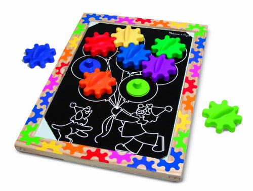 Melissa & Doug Switch and Spin Magnetic Gear Board