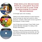 The Online Business Setup, Amazon Sales, Inner Game for Bartender Guides Businesses by J Bowman J Orr