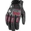 Icon Reefer Tyranny Men's Textile Streetbike Motorcycle Gloves - Black