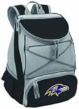 NFL Baltimore Ravens PTX Insulated Backpack Cooler, Black