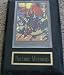 Dikembe Mutombo autographed Denver Nuggets card in plaque