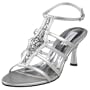 Dyeables Starlight Collection Women's Natasha  Sandal,Silver,7 M US