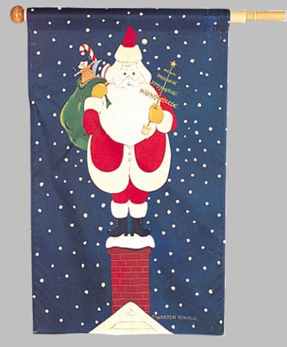 Chimney Santa - Toland Garden Flag