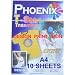 A4 Size Iron On T Shirt Transfer Paper FOR Light Colour Fabrics 10 Sheets