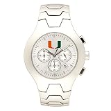 Miami Hurricanes Mens NCAA Hall of Fame Chronograph Watch (Bracelet)