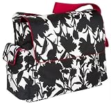 OiOi Floral Print Messenger Diaper Bag