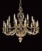 Chandelier - Art Nouveau Finish