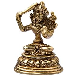 Religion Buddhist Meditation Tara Buddha Statues Brass
