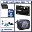 Panasonic Lumix DMC-FP8 (Black) 12.1-megapixel Digital Camera with 4.6X Optical Zoom and HD Video Recording + Starter Pack # 3