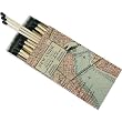 New York Map Designs Medium Matches, Pack of 3