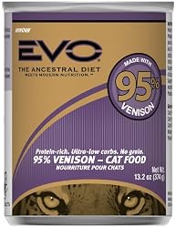 EVO 95% Venison Canned Cat Food - 12x13.2 oz