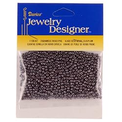 Seed Beads, 10/0, Plum DWO, 20 Gram Pkg