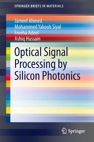 Optical Signal Processing by Silicon Photonics (SpringerBriefs in Materials)