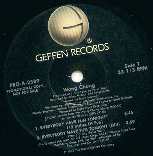 WANG CHUNG - EVERYBODY HAVE FUN TONIGHT [ED Lyrics - Zortam Music