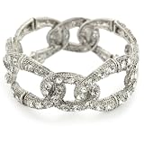 RJ Graziano Twist Stretch Bracelet With Stones