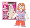 Melissa and Doug Create-A-Craft Wooden Jigsaw Doll Kit