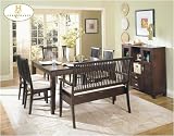 Home Elegance 717-5 5 Piece Dining Room Set Merlot Finish Free Shipping