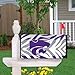 VictoryStore Yard Sign Outdoor Lawn Decorations: Kansas State University Magnetic Mailbox Cover (Design 4).